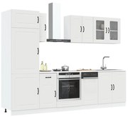 8 peças armário de cozinha conjunto Kalmar branco