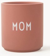 Caneca de design Favourite Mom/Love com inscrição na parte da frente e de trás