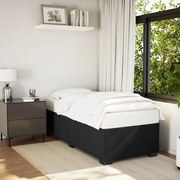 Estrutura de cama 90x190 cm veludo preto