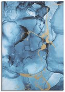 ESTAMPA PINTADA AZUL REI 80X3X120 CM