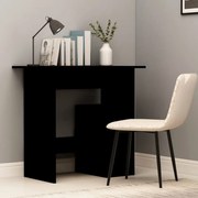 vidaXL Secretária 80x45x74 cm derivados de madeira preto