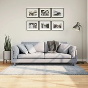 Tapete shaggy de pelo alto PAMPLONA 120x170 cm azul