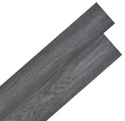 vidaXL Tábuas de soalho PVC auto-adesivo 5,02 m² 2 mm preto e branco