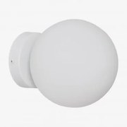 Luminária De Parede Tradicional Em Aço Inoxidável Uvol Com Bola De Cristal Branco - Sklum