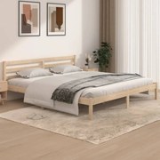 vidaXL Estrutura de cama super king 180x200 cm pinho maciço