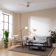 Ventoinha de teto EnergySilence Aero 5285 WhiteTransparent de 40 W e 52’’ com controlo remoto, controlo por Wi-Fi e controlo remoto,