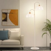 Candeeiro de Pé com Duas Luzes Livia – Cabeças Giratórias 350°, Interr