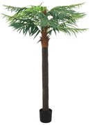 Palmeira phoenix artificial com vaso 215 cm verde