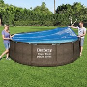 Bestway Cobertura de piscina solar Flowclear 356 cm