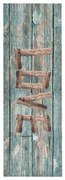 vidaXL Tapete de cozinha lavável com design Love 60x180 cm