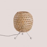 Candeeiro De Mesa Em Rattan Krisal Natural - Sklum