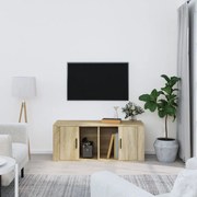 vidaXL Móvel p/ TV 100x35x40cm madeira processada carvalho sonoma
