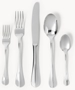 Conjunto de talheres altamente polidos Zooey, vários tamanhos