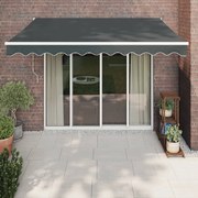 Toldo retrátil automático 3x2,5 m antracite
