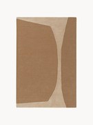 Tapete artesanal de pelo curto Smilla