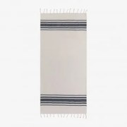 Manta Xadrez De Algodão Lindetal Branco - Sklum
