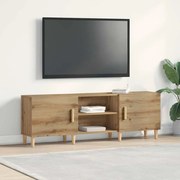 Aparador de TV vidaXL em Carvalho Artisan - 150x30x50 cm - Feito de Madeira de Engenharia
