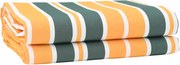 vidaXL Substituição de Toldos Verde e Amarelo 1000 x 160 cm