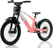 Bicicleta elétrica infantil sem pedais 750W 20" 36V 7.5Ah RXF EVO-RACING Rosa/Branco