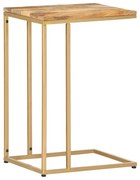 vidaXL Mesa de apoio 35x45x65 cm madeira de mangueira maciça