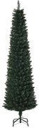 HOMCOM Árvore de Natal Artificial Altura 180cm com 380 Ramos de Folhas de PVC Ignífugos Base Dobrável Ø56x180cm Verde | Aosom Portugal