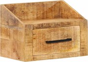 vidaXL Armário de Cabeceira com gaveta Castanho 40 x 30 x 30 cm