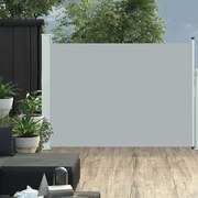 vidaXL Toldo lateral retrátil para pátio 100x500 cm cinzento