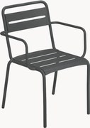 Cadeiras de jardim empilháveis com braços Star, conjunto de 2