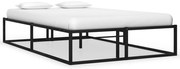 Estrutura de cama 120x200 cm metal preto