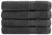 vidaXL Toalhas de sauna premium SOLUND 4pcs 80x200cm 600gsm antracite