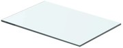 vidaXL Prateleira de vidro 40x20 cm transparente
