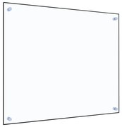 vidaXL Painel anti-salpicos cozinha 70x60 cm vidro temp. transparente