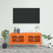 Móvel de TV aço 105x35x50 cm laranja