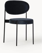 Cadeira estofada em veludo Series 430, Design Verner Panton