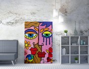 Tela Decorativa WY211 – Multicolor – 70 x 100 cm