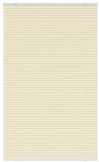 Plissado Cego Creme 115x200 cm Largura Tecido 114,4cm Poliéster