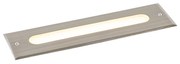 Foco de chão moderno em aço 30 cm com LED IP65 - Eline Moderno