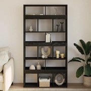 vidaXL Gabinete de Livros Carvalho preto 100 x 33 x 187.5 cm