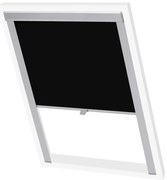 131296 vidaXL Persianas de enrolar opacas preto M04/304