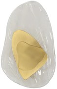 LÂMPADA DE PAREDE OCEANO OURO CM 21X8X31