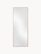 Espelho de corpo inteiro retangular com moldura de madeira de carvalho Avery