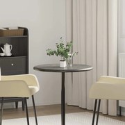 vidaXL Tampo de mesa Ø60x2,5 cm mármore preto