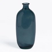Garrafa De Vidro Reciclado Lumas Azul Pacífico - Sklum