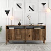 Console Milan – Walnut – 160 cm x 78 cm x 35 cm