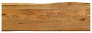 Tampo de mesa c/ borda viva 110x40x2,5 cm mangueira maciça