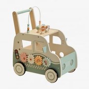 Andador De Madeira Multi-atividades Giennah Kids Castanho Madeira - Sklum