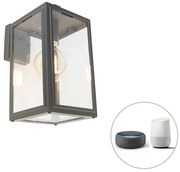 LED Candeeiro de parede exterior inteligente cinzento c/ Wifi G95 - Sutton down Clássico / Antigo,Country / Rústico,Retro
