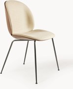 Cadeira estofada com assento em concha Beetle