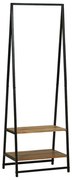 vidaXL Suporte para Roupas 60x45x180 cm Madeira Sólida de Acácia