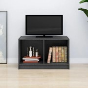 vidaXL Móvel de TV 70x33x42 cm madeira de pinho maciça cinzento